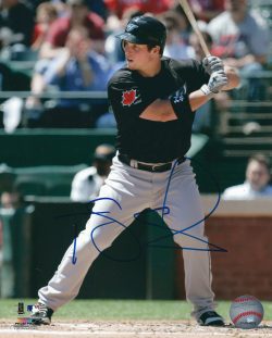 AUTOGRAPHED TRAVIS SNIDER  8X10 Toronto Blue Jays Photo