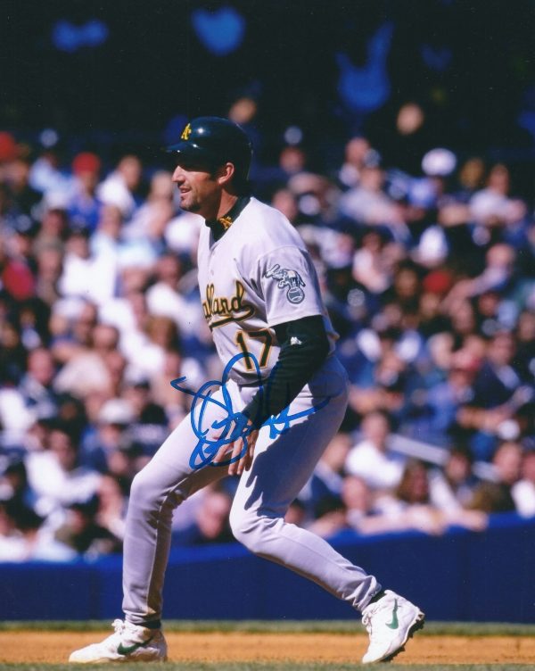 AUTOGRAPHED DAVE MAGADAN 8X10 Oakland A's Photo