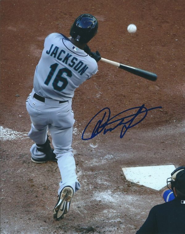AUTOGRAPHED AUSTIN JACKSON 8X10 Seattle Mariners Photo