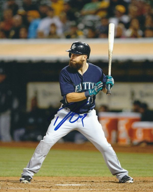 AUTOGRAPHED DUSTIN ACKLEY 8X10 Seattle Mariners Photo