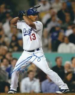 AUTOGRAPHED IVAN DEJESUS JR 8x10 Los Angeles Dodgers photo