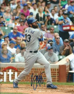 AUTOGRAPHED SCOTT VAN SLYKE 8x10 Los Angeles Dodgers photo