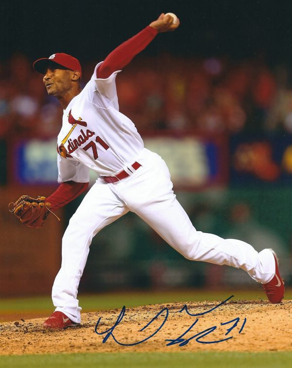 AUTOGRAPHED SAM FREEMAN 8X10 St. Louis Cardinals photo