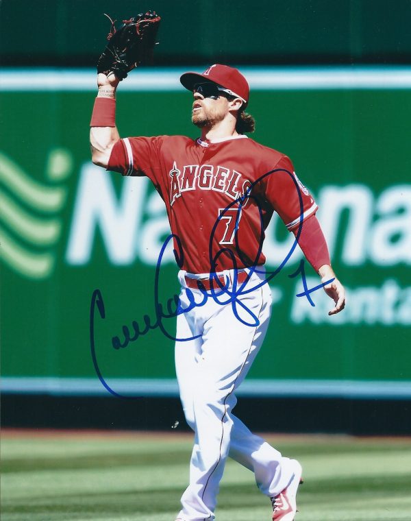 AUTOGRAPHED COLLIN COWGILL 8X10 Los Angeles Angels Photo