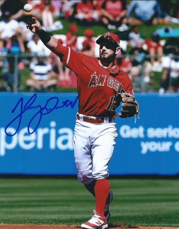 AUTOGRAPHED JOHNNY GIAVOTELLA 8X10 Los Angeles Angels Photo