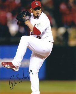 AUTOGRAPHED FERNANDO SALAS 8X10 St. Louis Cardinals photo