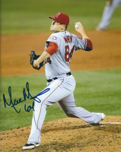 AUTOGRAPHED MIKE MORIN 8X10 Los Angeles Angels Photo