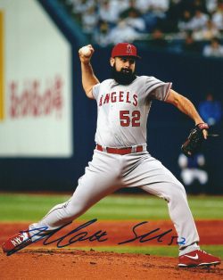 AUTOGRAPHED MATT SHOEMAKER 8X10 Los Angeles Angels Photo