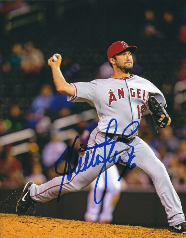 AUTOGRAPHED HUSTON STREET 8X10 Los Angeles Angels Photo