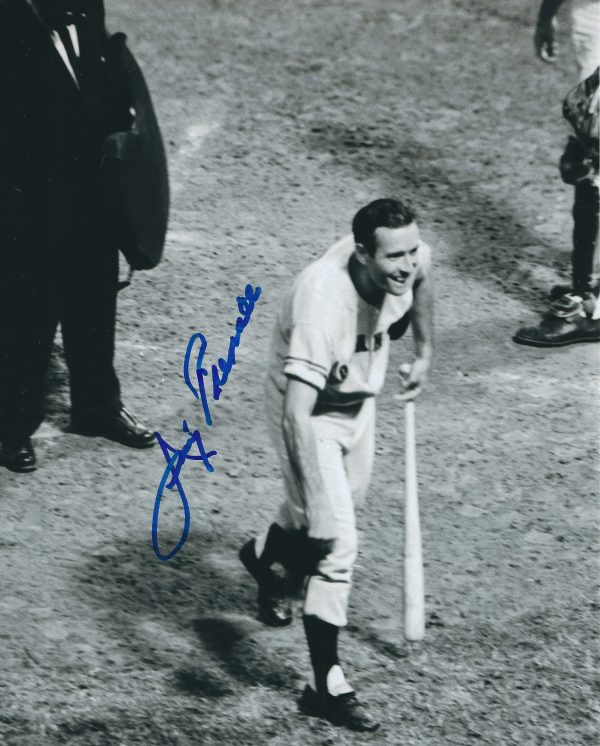 AUTOGRAPHED JIM PIERSALL 8x10 Los Angeles Angels Photo