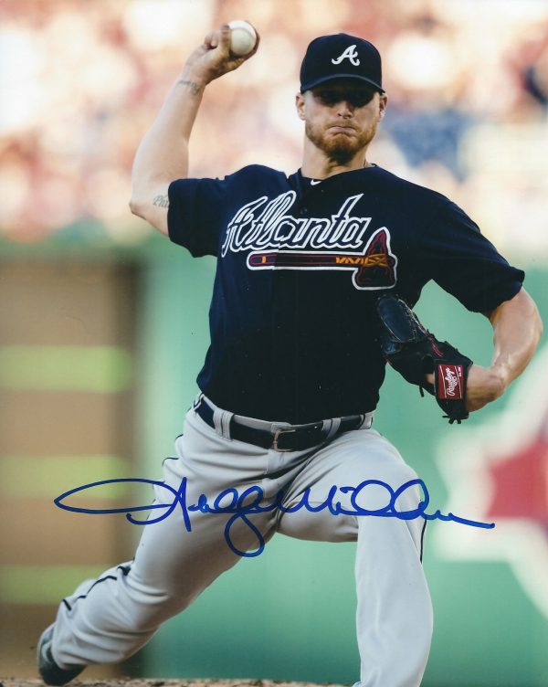 AUTOGRAPHED SHELBY MILLER 8X10 Atlanta Braves photo