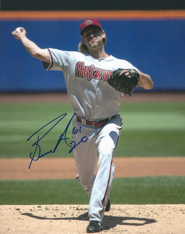 Autographed BRONSON ARROYO 8X10 Arizona Diamondbacks Photo