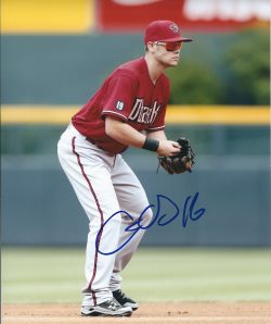 Autographed CHRIS OWINGS 8X10 Arizona Diamondbacks Photo