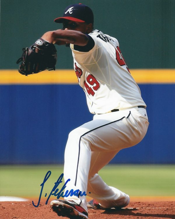 AUTOGRAPHED JULIO TEHERAN 8X10 Atlanta Braves photo