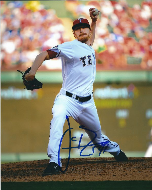AUTOGRAPHED JAKE DIEKMAN 8X10 Texas Rangers Photo