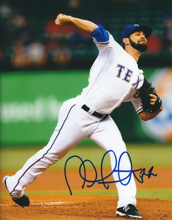 AUTOGRAPHED NICK MARTINEZ 8X10 Texas Rangers Photo