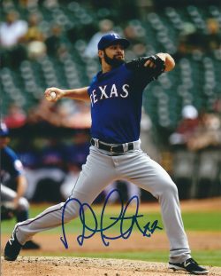 AUTOGRAPHED NICK MARTINEZ 8X10 Texas Rangers Photo