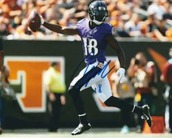 Autographed JEREMY MACLIN 8X10 Baltimore Ravens Photo