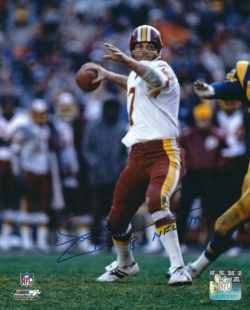 Autographed JOE THEISMANN 8x10 Washington Redskins Photo