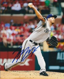 AUTOGRAPHED TAYLOR JUNGMANN 8X10 Milwaukee Brewers Photo