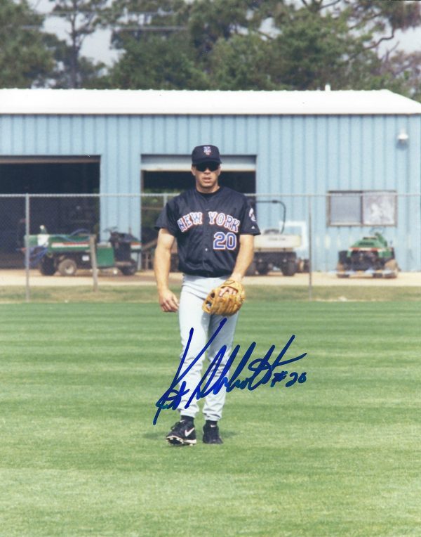 AUTOGRAPHED KURT ABBOTT 8x10 New York Mets photo