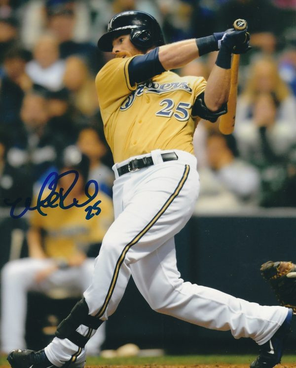 AUTOGRAPHED MICHAEL REED 8X10 Milwaukee Brewers Photo