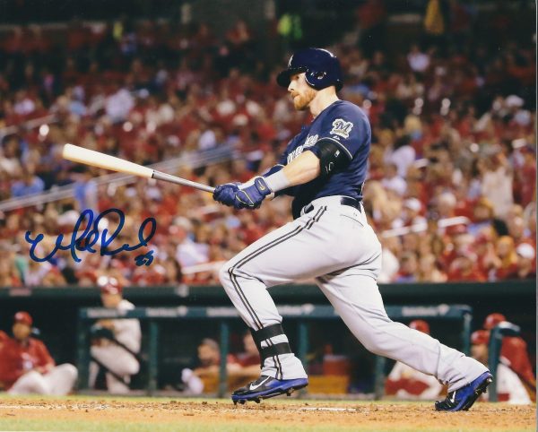 AUTOGRAPHED MICHAEL REED 8X10 Milwaukee Brewers Photo