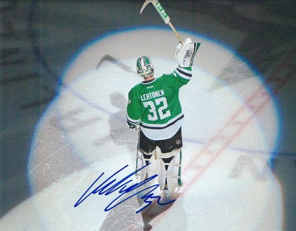 Autographed KARI LEHTONEN 8X10 Dallas Stars  Photo