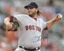 AUTOGRAPHED WADE MILEY 8X10 Boston Red Sox photo