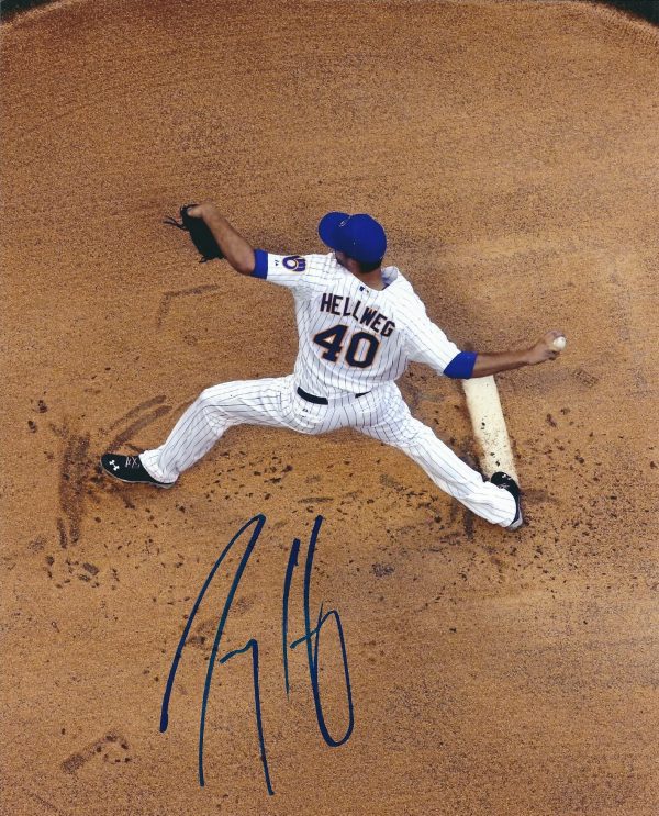 AUTOGRAPHED JOHNNY HELLWEG 8X10 Milwaukee Brewers Photo
