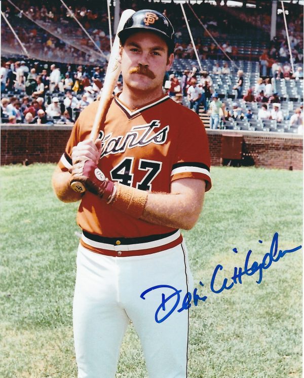 AUTOGRAPHED DENNIS LITTLEJOHN  8X10 San Francisco Giants Photo