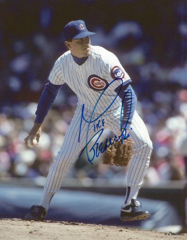 AUTOGRAPHED MIKE BIELECKI 8x10 Chicago Cubs Photo