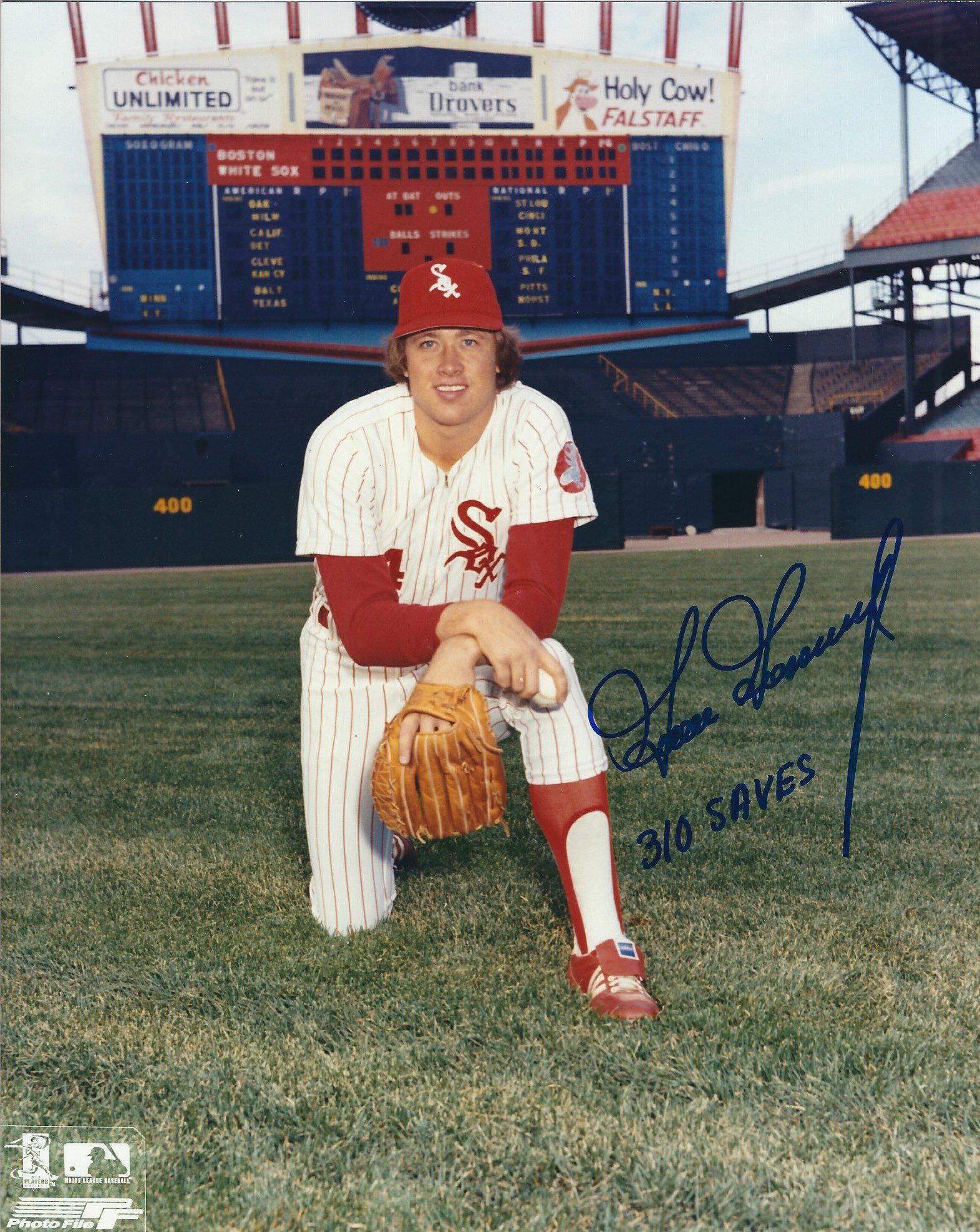 Goose Gossage White Sox 1972-76 HOF'er 2008 Color 8x10 B