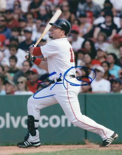 AUTOGRAPHED ERIC HINSKE 8X10 Boston Red Sox photo