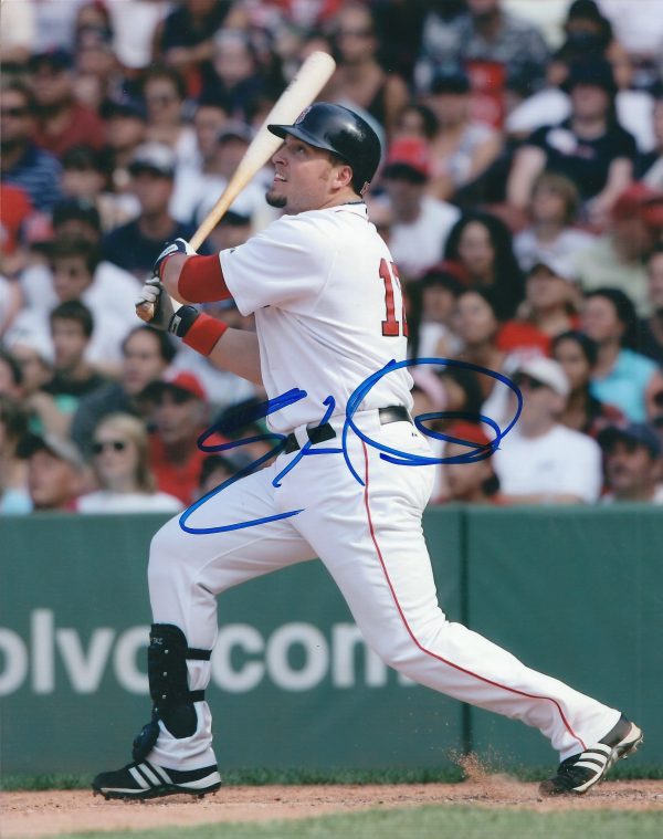 AUTOGRAPHED ERIC HINSKE 8X10 Boston Red Sox photo