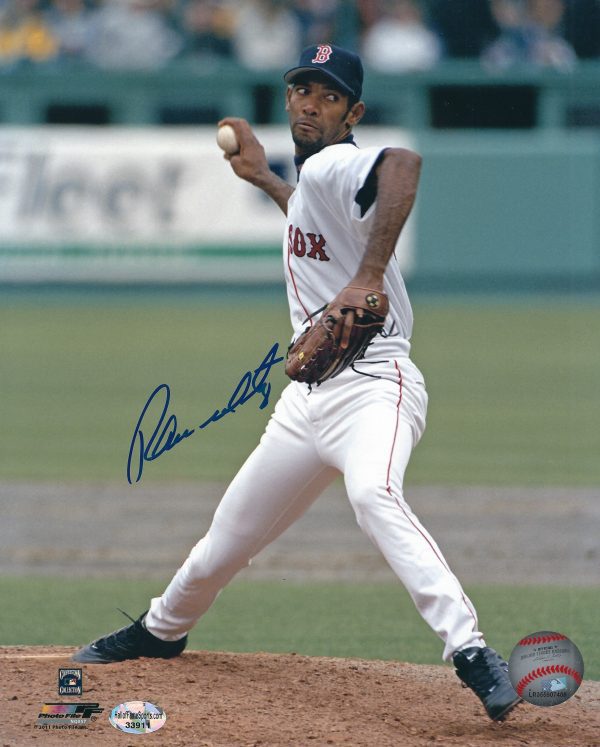 AUTOGRAPHED RAMON MARTINEZ 8X10  Boston Red Sox photo