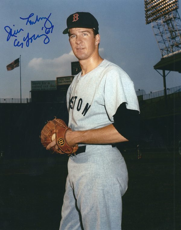 AUTOGRAPHED JIM LONBORG  8X10 Boston Red Sox photo