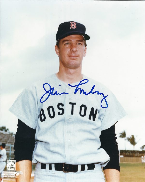 AUTOGRAPHED JIM LONBORG 8X10  Boston Red Sox photo
