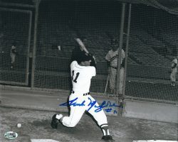 AUTOGRAPHED FRANK MALZONE 8X10 Boston Red Sox photo