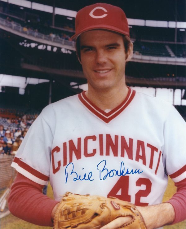 AUTOGRAPHED BILL BONHAM 8x10 Cincinnati Reds Photo