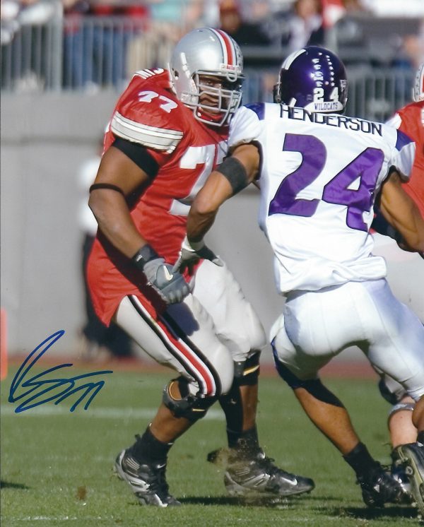 Autographed ROB SIMS 8X10 Ohio State University Photo
