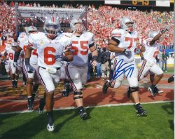 Autographed ROB SIMS 8X10 Ohio State University Photo