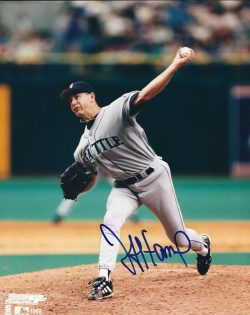 AUTOGRAPHED JEFF FASSERO 8X10 Seattle Mariners Photo