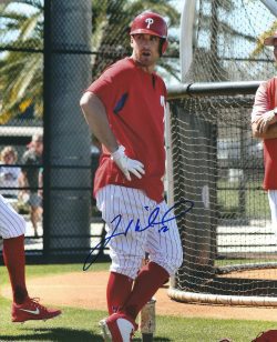 AUTOGRAPHED WILL MIDDLEBROOKS 8X10 Philadelphia Phillies Photo