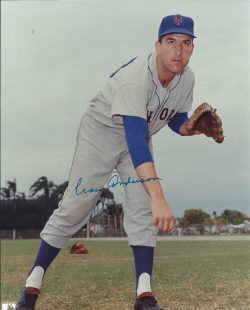 AUTOGRAPHED CRAIG ANDERSON 8x10 New York Mets photo