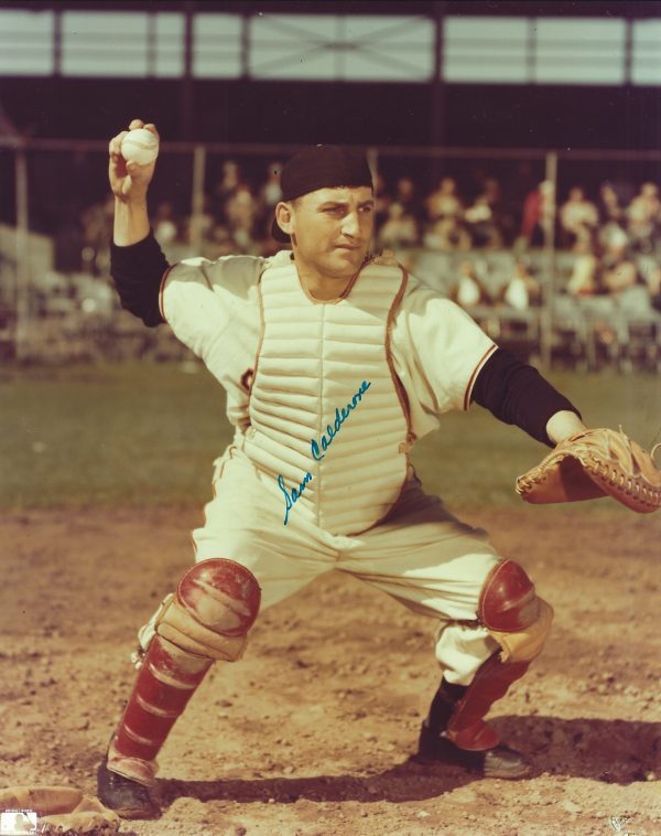 AUTOGRAPHED SAM CALDERONE 8X10 San Francisco Giants Photo