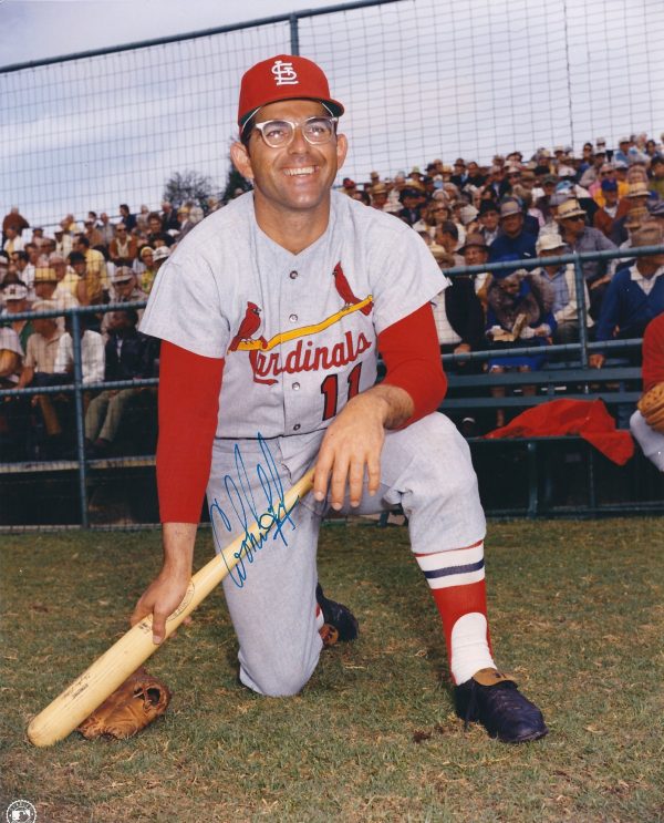 AUTOGRAPHED COOKIE ROJAS 8X10 St. Louis Cardinals photo