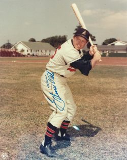 AUTOGRAPHED ELMER VALO 8X10 Kansas City A's Photo