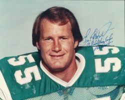 Autographed FRANK LEMASTER 8X10 Philadelphia Eagles Photo