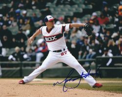 AUTOGRAPHED MATT LINDSTROM 8X10 Chicago White Sox Photo